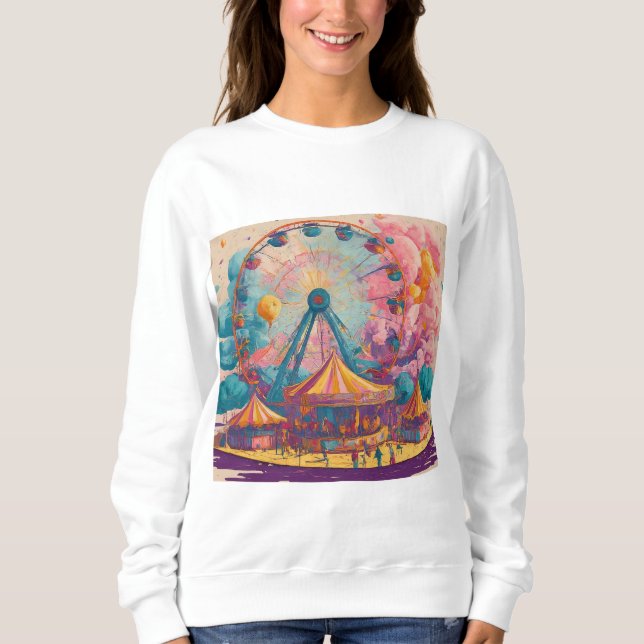 Cotton Candy Carnival Sweatshirt (Front)