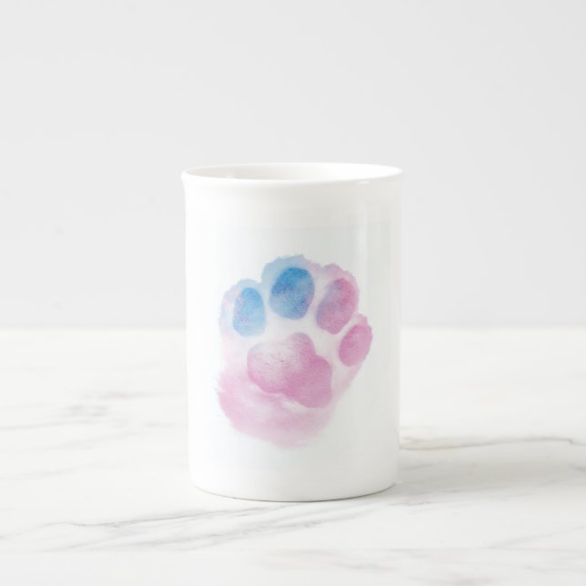 Cotton candy Cat Mug (Front)