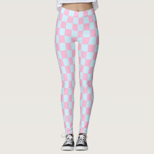 Cotton Candy Checkerboard Leggings