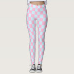 Cotton Candy Chequerboard Leggings<br><div class="desc">Cotton Candy Chequerboard</div>