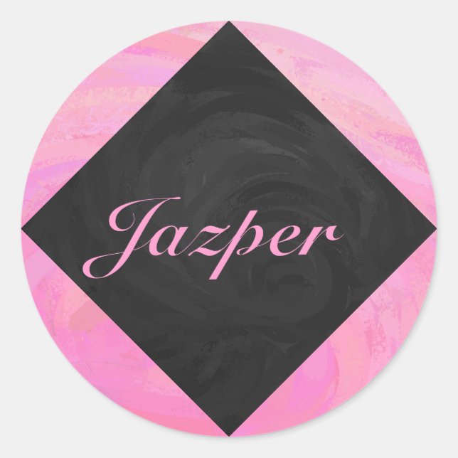 Cotton Candy Classic Round Sticker (Front)