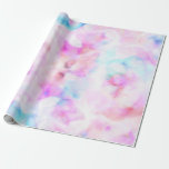 Cotton Candy Colours Watercolor Glam Birthday Part Wrapping Paper<br><div class="desc">custom wrapping paper</div>