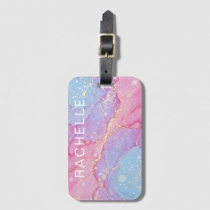 Cotton Candy Dreams Luggage Tag