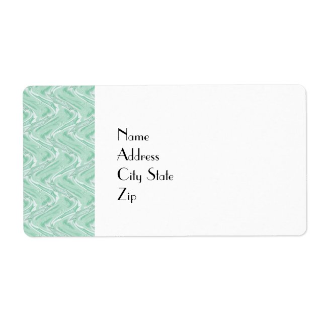 Cotton Candy Green Abstract (Front)