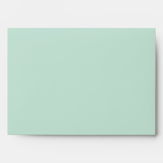 Cotton Candy Green Abstract Envelopes (Front)
