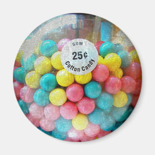 Cotton Candy Gum Magnet