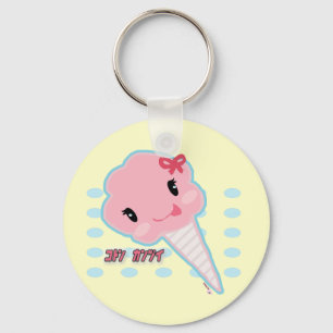 Cotton Candy Keychain