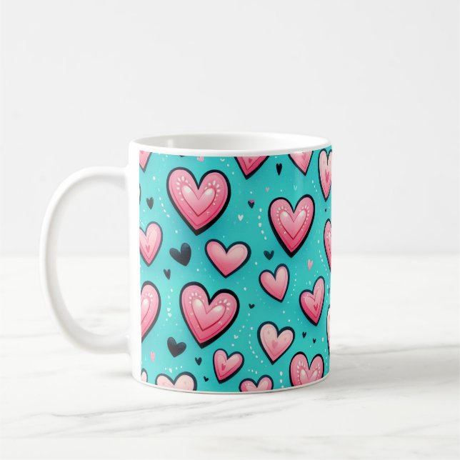 Cotton Candy Love Coffee Mug (Left)
