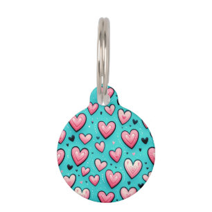 Cotton Candy Love (persononalized) Pet Tag