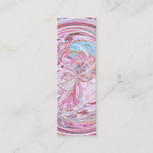 Cotton Candy Mandala Bookmark Business Card