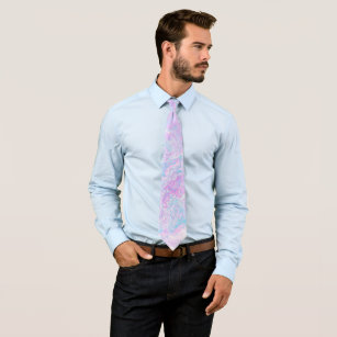 Cotton Candy Marble Tie