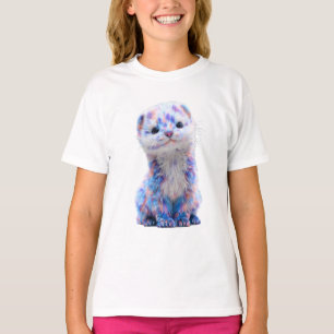 Cotton Candy Pastel Ferret Kids T-Shirt