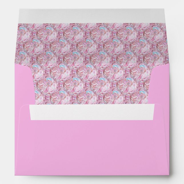 Cotton Candy Patterned Envelope (Back (Bottom))