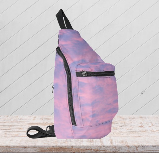 Cotton Candy Pink Sky Sling Bag (In Situ)