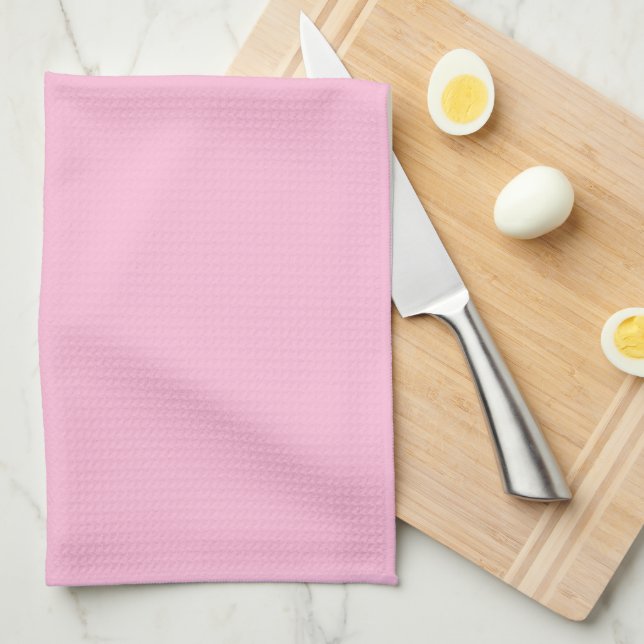 Cotton Candy Pink Tea Towel (Quarter Fold)
