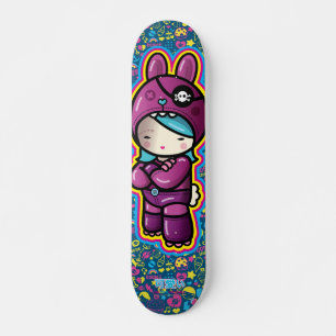 cotton candy skateboard