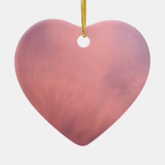 Cotton Candy Sky Ceramic Tree Decoration (Front)