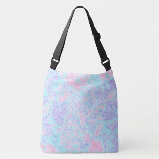 Cotton Candy Swirls Crossbody Bag