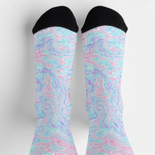 Cotton Candy Swirls Socks