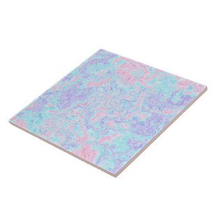 Cotton Candy Swirls Tile