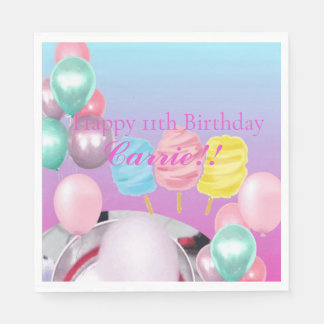 Cotton Candy Theme Napkin
