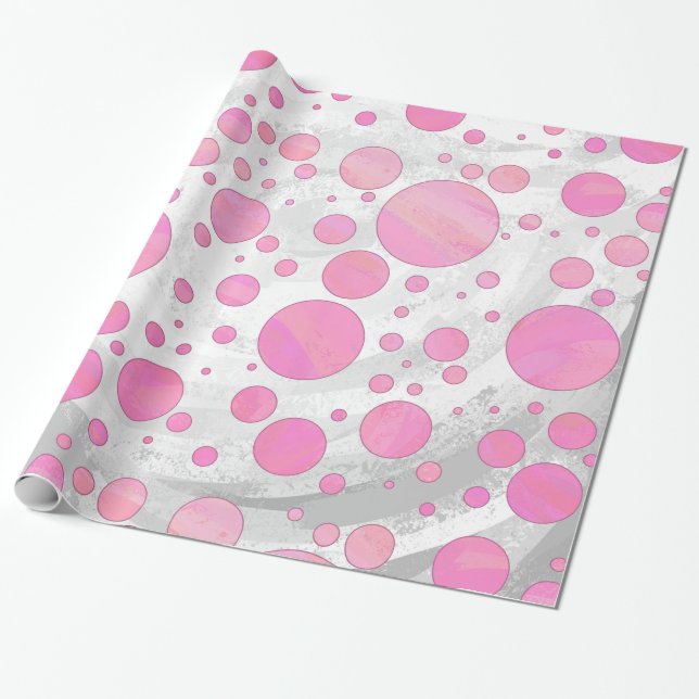 Cotton Candy Wrapping Paper (Unrolled)