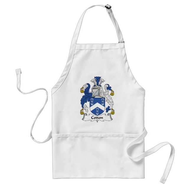 Cotton Family Crest Standard Apron (Front)