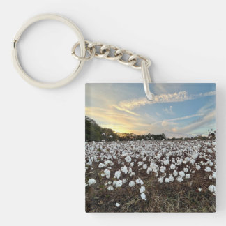 Cotton Fields Acrylic Keychain