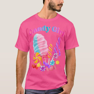 Cotton Funny Candy Sweet Girl Cute Fun Girls Teen  T-Shirt