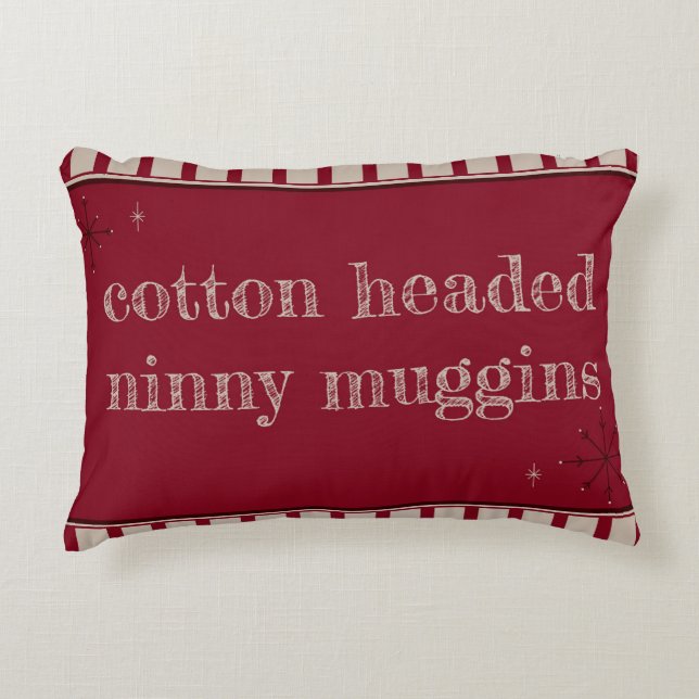 Cotton Headed Ninny Muggins Decorative Cushion (Front)