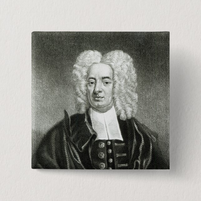 Cotton Mather 15 Cm Square Badge (Front)