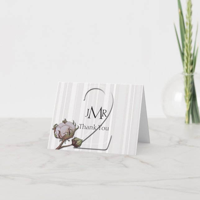 Cotton on Stripe 2nd Anniversary Thank You Card (Front)