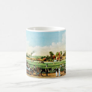 Cotton Plantation in Mississippi, USA. Coffee Mug