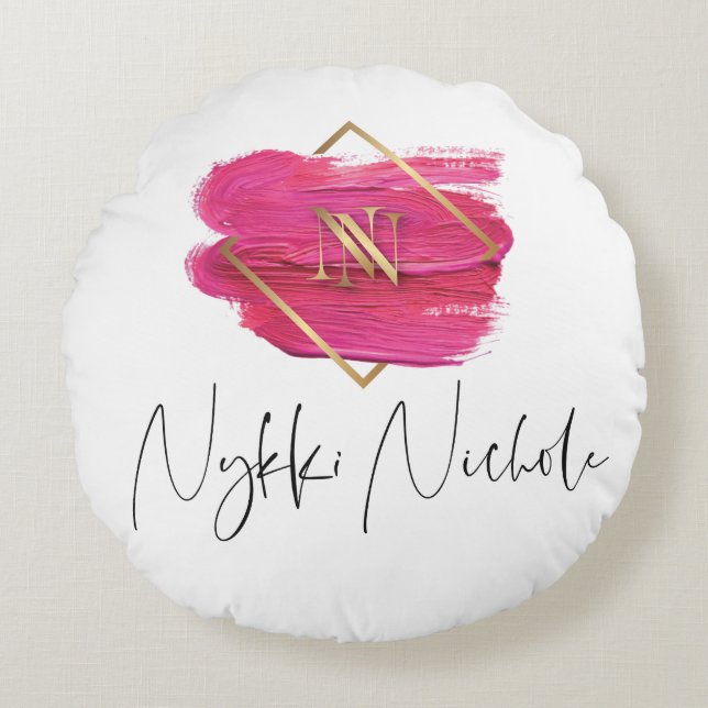 Cotton Round Pillow (Front)