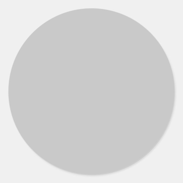 Cotton Seed,Ghost,Grey Cloud, Classic Round Sticker (Front)