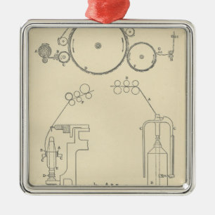 Cotton Spinning II Metal Tree Decoration