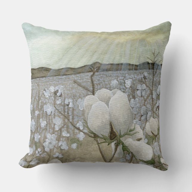 Cotton Sunset Cushion (Front)