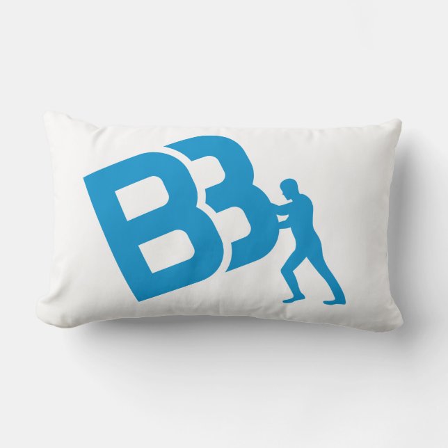 Cotton Throw Pillow, Lumbar Pillow 13" x 21" (Front)