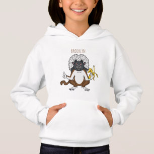 Cotton Top Tamarin monkey cartoon illustration