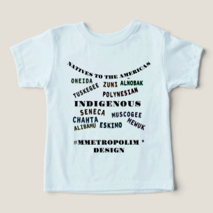 COTTON--UNISEX 2-5T *NATIVE AMERICANS NAMES