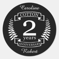 Cotton wedding anniversary 2 years married