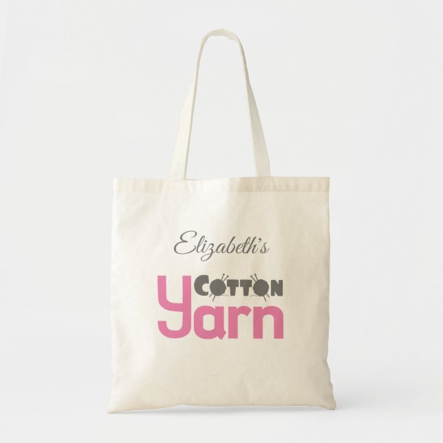 Cotton Yarn Tote Bag (Front)