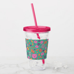 Cottonball Pattern Acrylic Tumbler