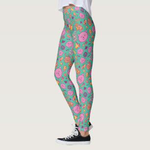 Cottonball Pattern Adult Leggings