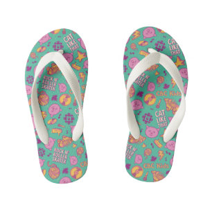 Cottonball Pattern Kid's Jandals
