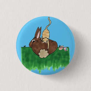 Cottontail 3 Cm Round Badge