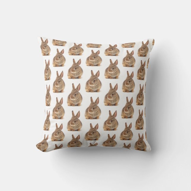 Cottontail Rabbit Cushion (Front)