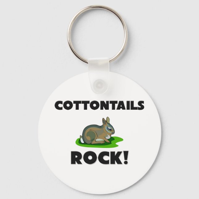 Cottontails Rock Key Ring (Front)