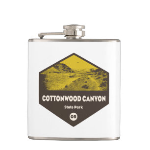 Cottonwood Canyon State Park Oregon Hip Flask