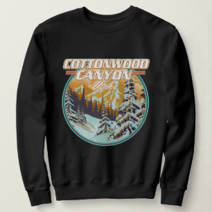 Cottonwood Canyon Utah logo Sweatshirt